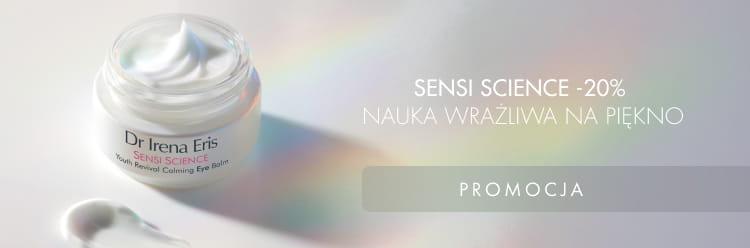 Baner z napisem "Sensi Science -20%"